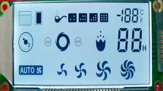 পরিবর্তনশীল গ্লাস HTN LCD প্রদর্শন প্যানেল ওয়াশিং মেশিনের জন্য ইতিবাচক সেগমেন্ট
