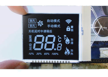 3.3V VA LCD ডিসপ্লে ম্যাটেল পিন্সের সাথে সংযোগ করুন ব্ল্যাক ব্যাকগ্রাউন্ড শক্তি মিটারের জন্য LCD স্ক্রিন