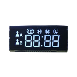 মেটাল পিন LCD ডিজিটাল প্রদর্শন / এইচটিএন ইতিবাচক ট্রান্সফেক্টিভ সেগমেন্ট LCD প্রদর্শন