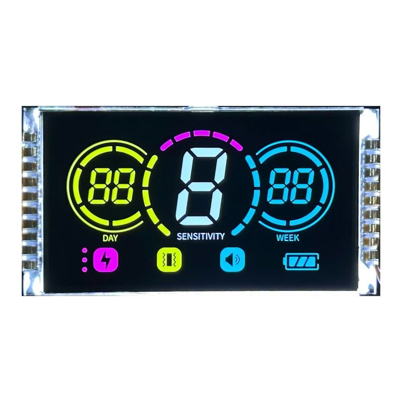 নেতিবাচক 3.3 V 6 O'CLOCK ট্রান্সমিসিভ ভ্যালুড প্যানেল কাস্টমাইজযোগ্য কুকুর প্রশিক্ষণ ডিভাইস স্ক্রিন