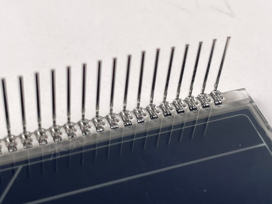 কাস্টম নীল ফিল্ম মোটরসাইকেল এলসিডি স্ক্রিন এলসিডি একরঙা ডিসপ্লে আধা-বৃত্তাকার স্পিডোমিটার এলসিডি ডিসপ্লে