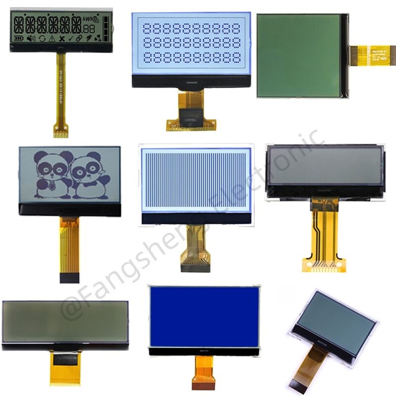 শিল্প নিয়ন্ত্রণের জন্য OEM COG LCD 128x64 192x64 240x128 COG LCD কারখানা ST7567 COG প্রদর্শন