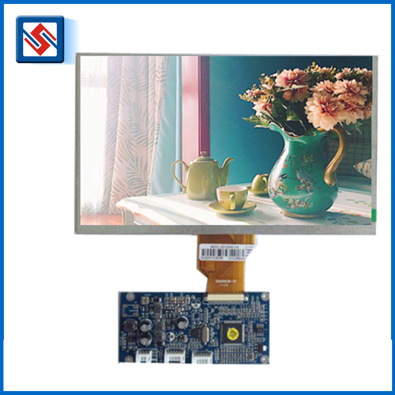 9 ইঞ্চি টফ্ট 800 * 480 ডট ম্যাট্রিক্স LCD ডিসপ্লে মডিউল ব্যাকলাইট এসপিআই / এমসিই ইন্টারফেস পিসিবি ছাড়াই ক্লিয়ার কালার