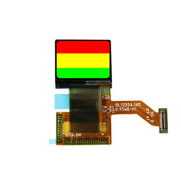 স্কয়ার ক্ষুদ্র AM OLED ডিসপ্লে মডিউল 180 x 120 SPI ইন্টারফেস 0.95 ইঞ্চি রেজোলিউশন