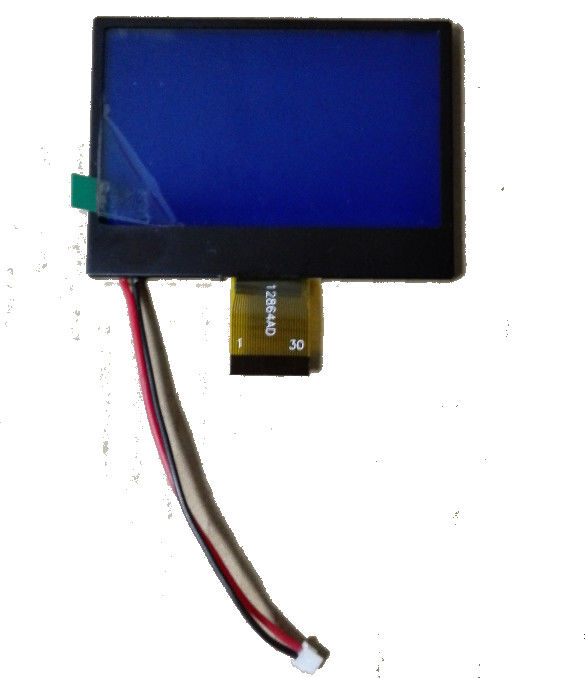গ্রাফিক টাইপ COG LCD মডিউল 128 * 64 রেজোলিউশন ট্রান্সফেক্টিভ মোড 3.0 ভি