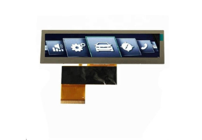 3.8 ইঞ্চি টিএফটি এলসিডি মডিউল 480 * 72 বার পিন RGB ইন্টারফেসের সাথে প্রসারিত
