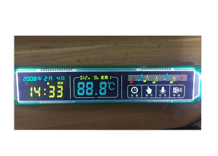 5.0V FSTN LCD প্রদর্শন / যানবাহন ক্যারিয়ার সিস্টেমের জন্য ট্রান্সফেক্টিভ মোনোক্রোম LCD প্রদর্শন