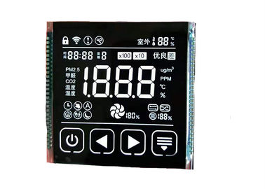 3.5V ভিএ এলসিডি ডিসপ্লে ট্রান্সমিসিভ মনোক্রোম সংখ্যা স্ক্রিন সেভেন সেগমেন্ট ডিজিট এলসিডি মডিউল
