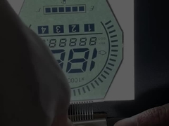 এইচটিএন এলসিডি ডিসপ্লে মোনোক্রোম ৭ সেগমেন্ট গ্রাফিক এলসিডি স্ক্রিন ইনস্ট্রুমেন্টের জন্য