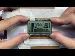 হাই কোয়ালিটি কাস্টম HTN এলসিডি ডিসপ্লে আট আকারের একরঙা 7 সেগমেন্ট গ্রাফিক এলসিডি স্ক্রিন মোটরসাইকেলের জন্য